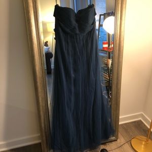 Jenny Yoo navy tulle gown